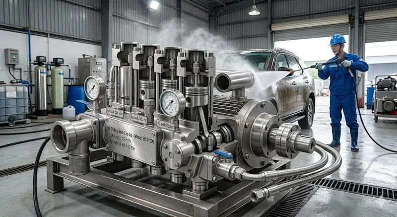 So sánh đầu bơm nước