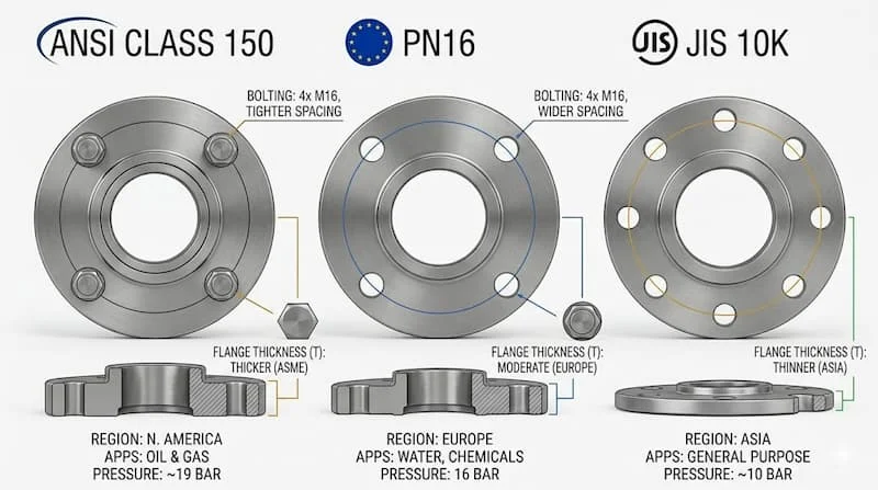 Ứng dụng của mặt bích 150