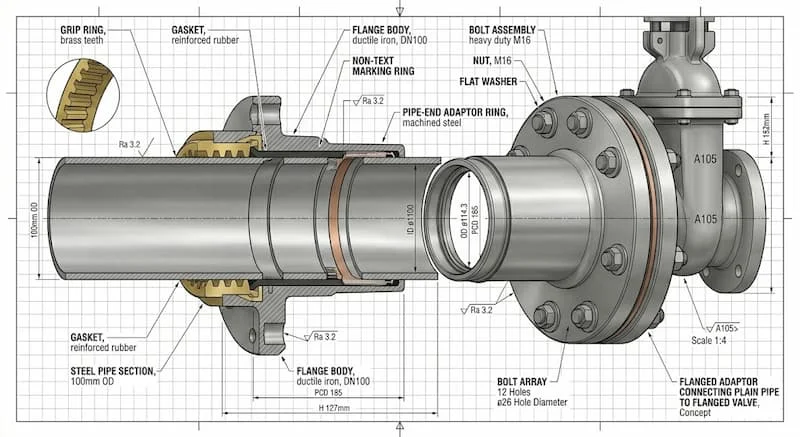Ứng dụng của nối mặt bích