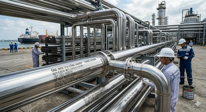 Ứng dụng của giá inox ống trang trí 316