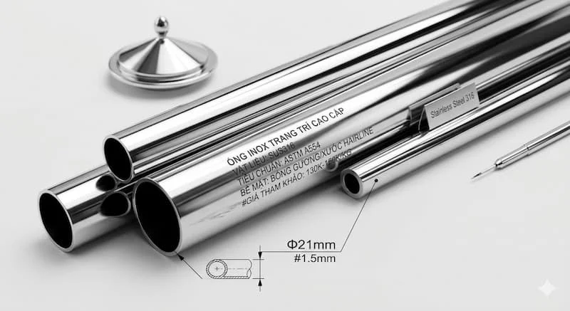 Định nghĩa của giá inox ống trang trí 316