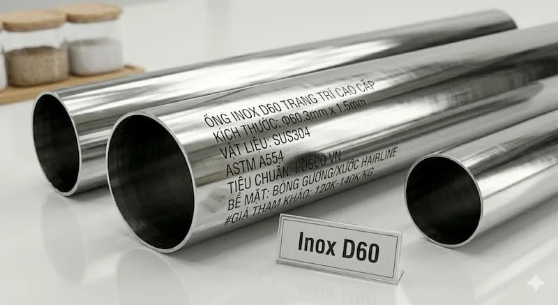 Định nghĩa của giá ống thép inox d60