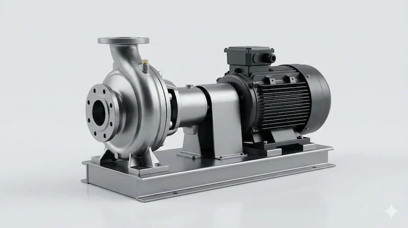 Định nghĩa máy bơm trục ngang