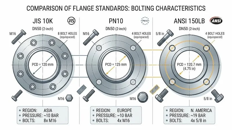 Ứng dụng của mặt bích 10 k