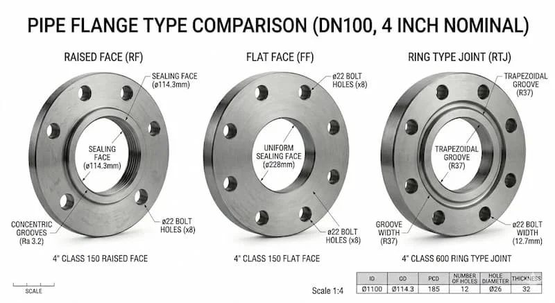 Ứng dụng của mặt bích