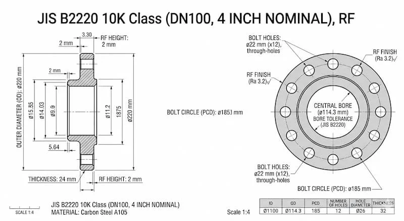 Ứng dụng của mặt bích