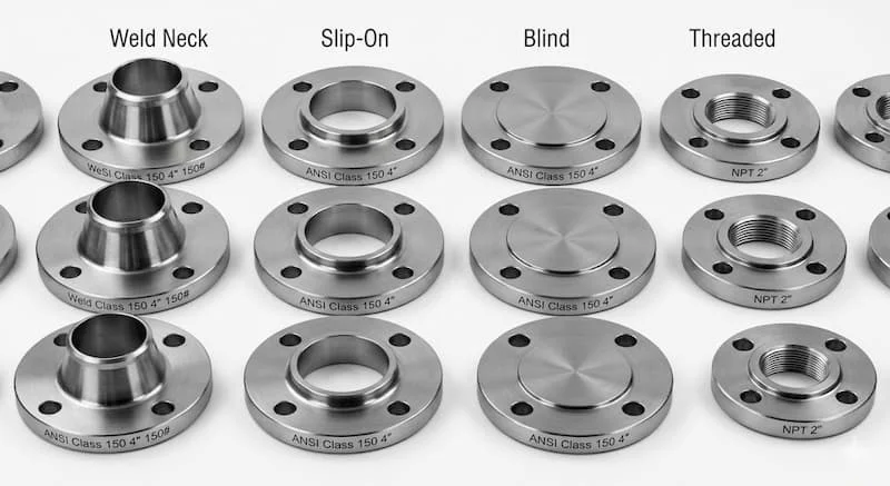 Phân loại mặt bích