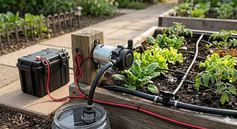 Nguyên lí hoạt động máy bơm DC