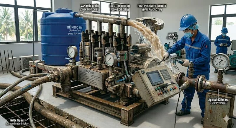 So sánh của bơm nước