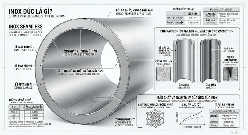 Nguyên lí hoạt động của ống inox