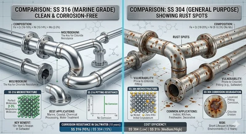 Phân loại của ống inox