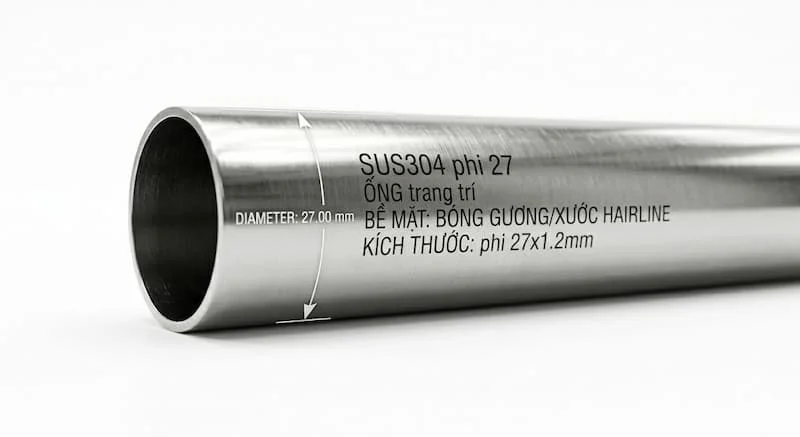 Định nghĩa của ống inox 17