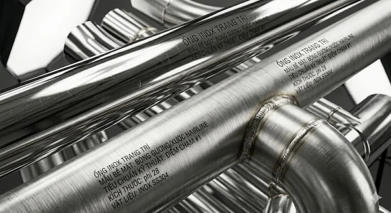 Ứng dụng của ống nước inox trang trí