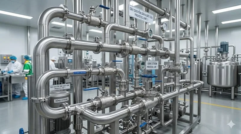 Ứng dụng của phụ kiện ống inox