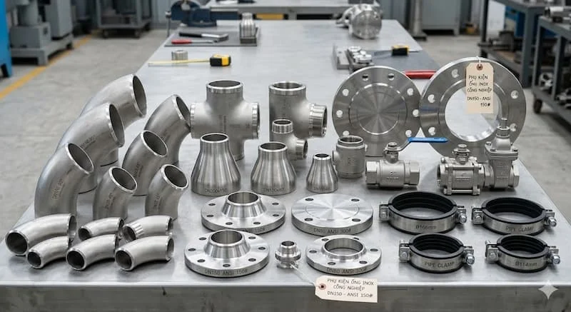 Định nghĩa của phụ kiện ống inox