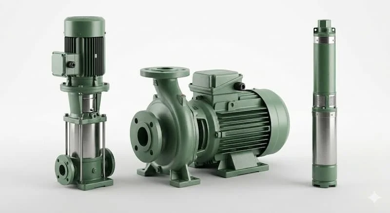 Các dòng bơm phổ biến