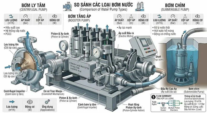 Ứng dụng của bơm THD