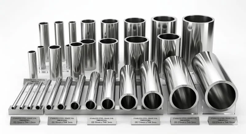 Định nghĩa của ống thép inox