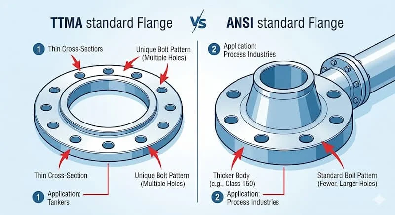 So sánh các loại mặt bích