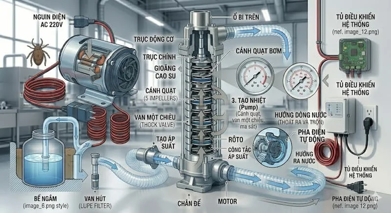 Nguyên lí hoạt động của van điều áp