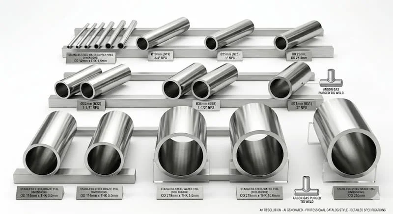Định nghĩa của ống cấp inox