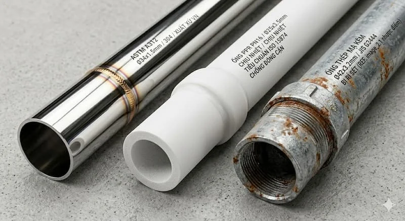 Ứng dụng của ống dẫn inox