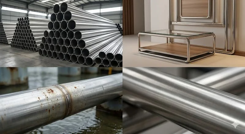 Định nghĩa ống bằng inox 201