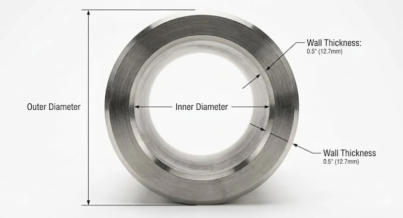 Định nghĩa của ống thép inox dày