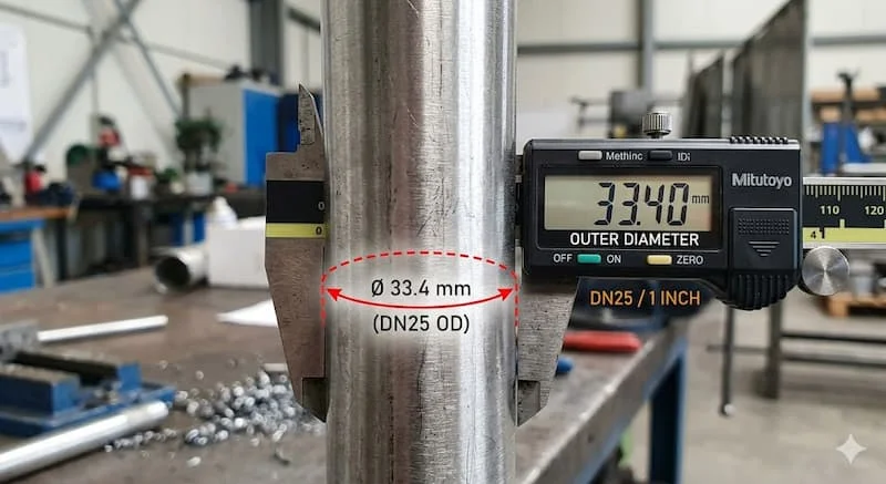 Định nghĩa của ống thép inox dn25