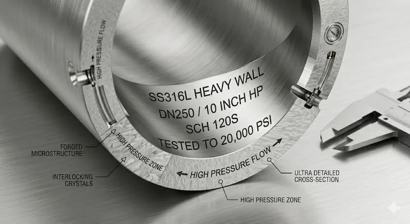 Thống số của ống thép inox dn250