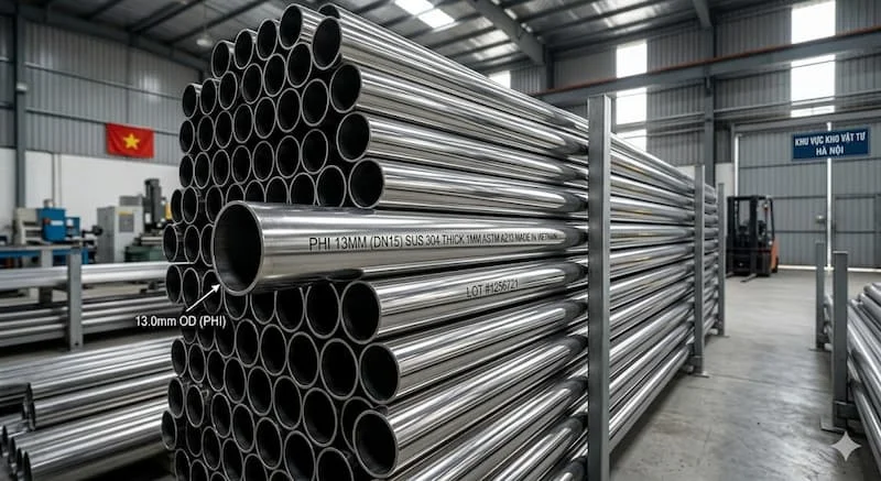 Định nghĩa của ống inox 13