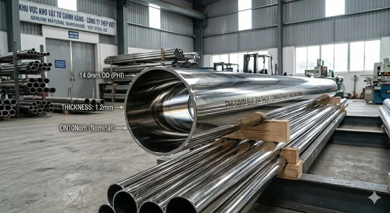 Định nghĩa của ống inox 14