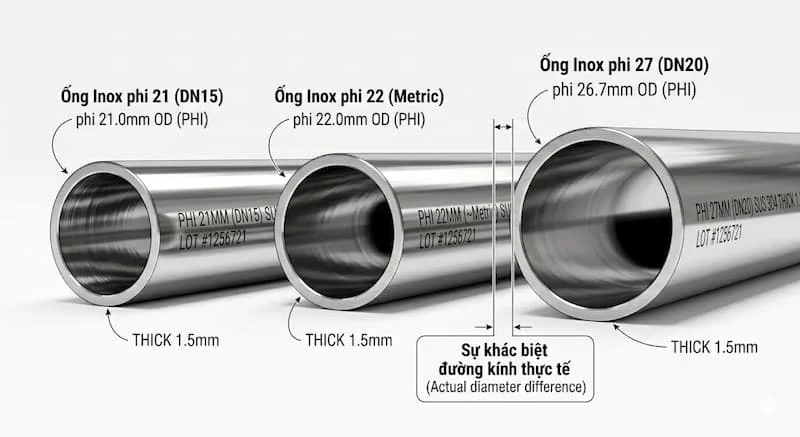 Ứng dụng của ống inox 22