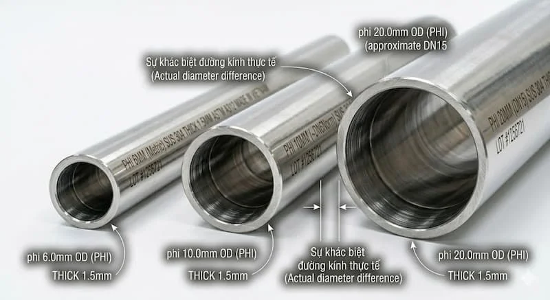 Ứng dụng của ống inox 6mm