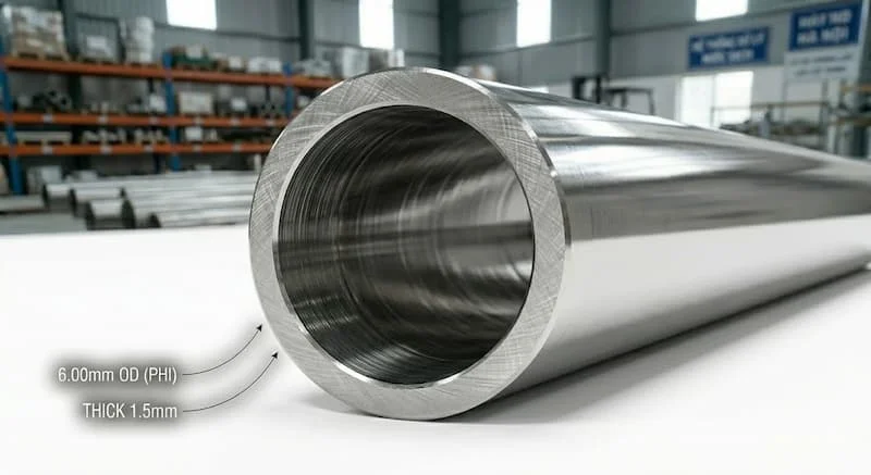Định nghĩa của ống inox 6mm
