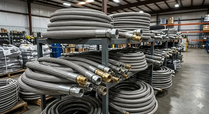 Định nghĩa ống mềm thủy lực bọc lưới inox