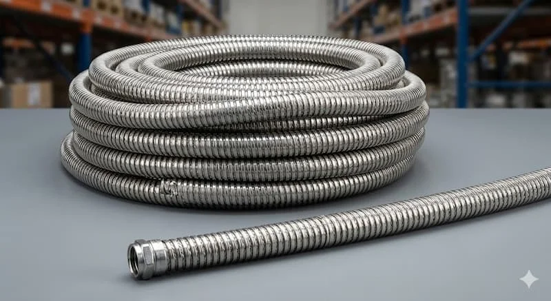 Định nghĩa về ống ruột gà lõi thép bọc inox 304