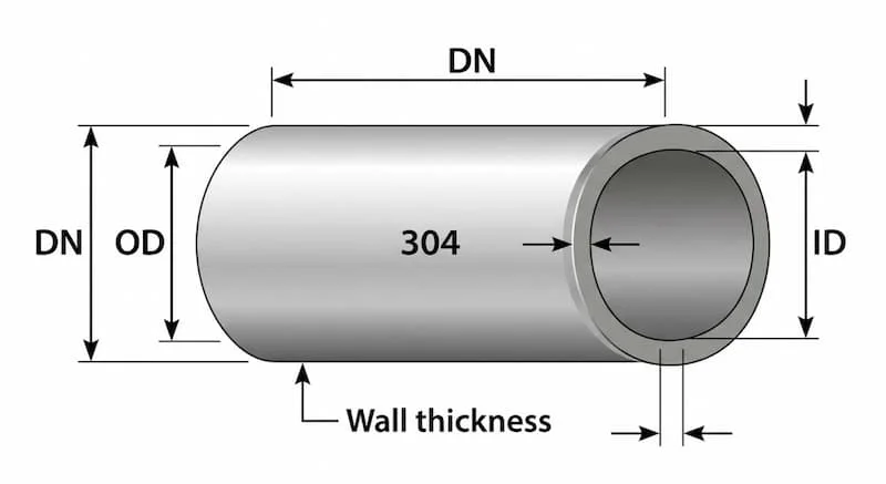 Định nghĩa ống inox 304