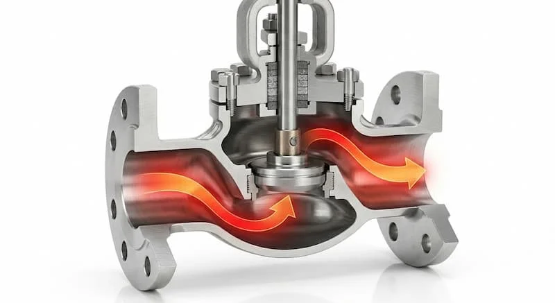 Nguyên lí của van cầu inox