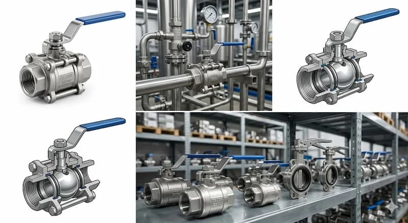Định nghĩa về van tay gạt inox