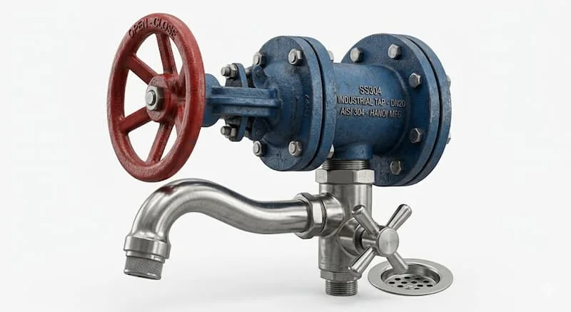 Định nghĩa về vòi xả nước inox 304