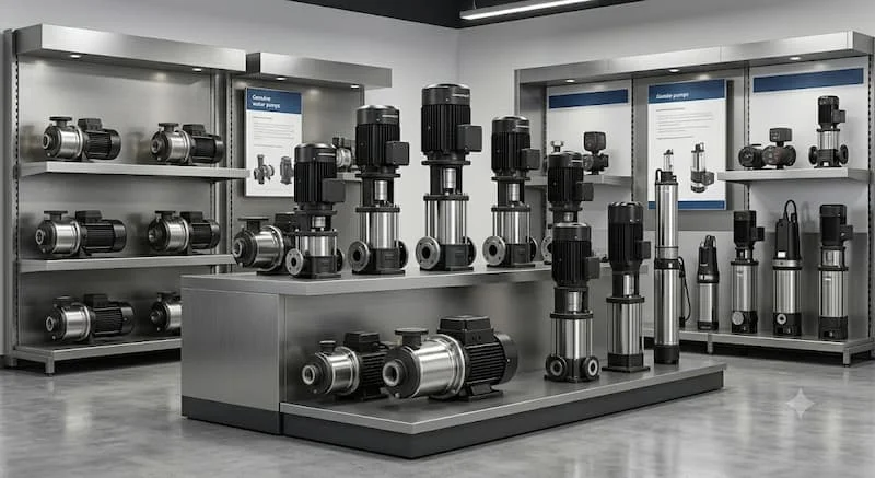 Các dòng máy bơm phổ biến