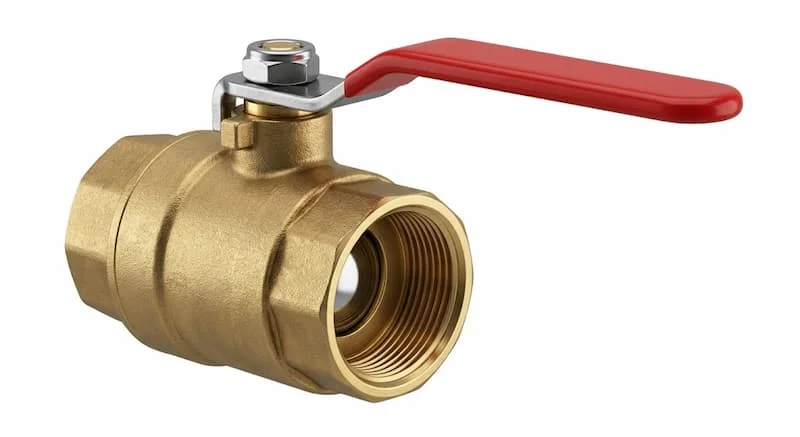 Định nghĩa về brass ball valve with red handle