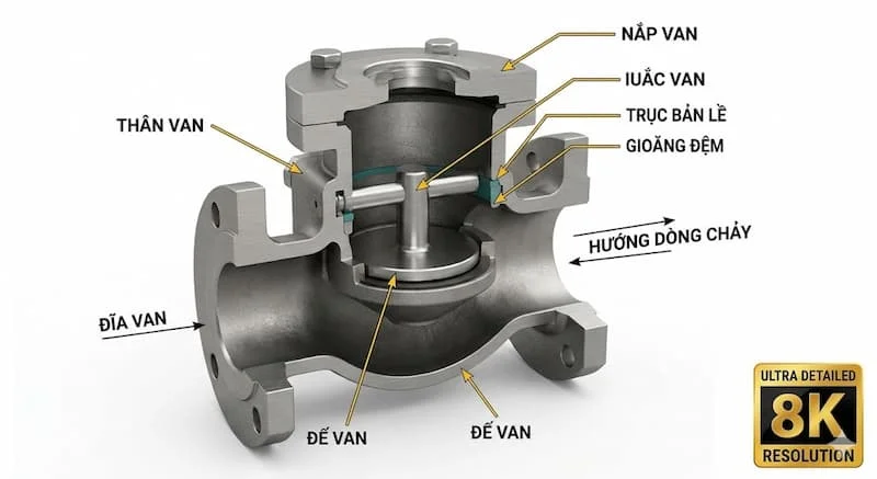 Định nghĩa van 1 chiều