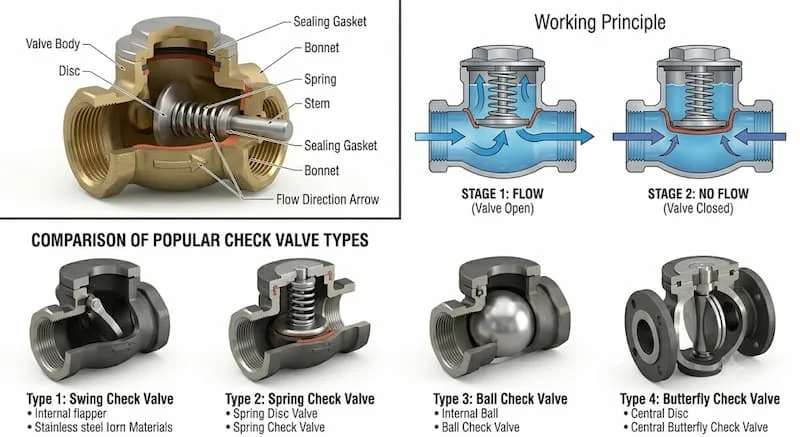Định nghĩa về van nước một chiều
