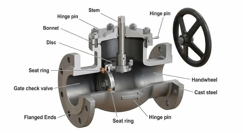 Định nghĩa về gate check valve