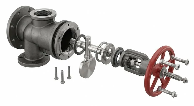 Định nghĩa về gate valve parts