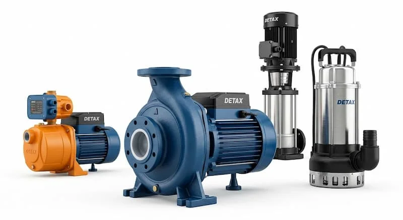 Định nghĩa về máy bơm Detax