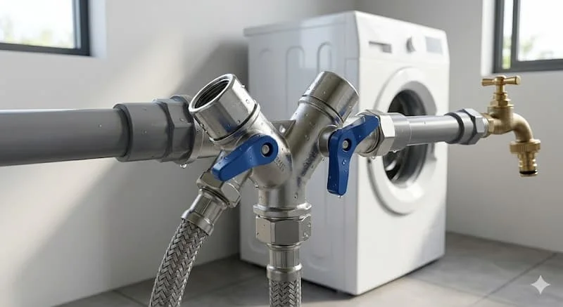 Định nghĩa về van chia 2 đường nước có khóa