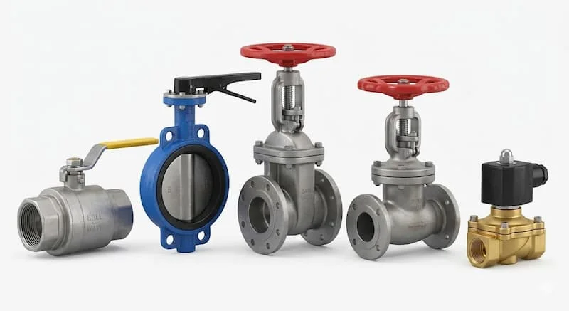 Các loại van phổ biến trên thị trường